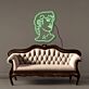 Classical Male Bust Outline LED Neon Sign
