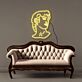 Classical Male Bust Outline LED Neon Sign