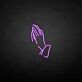 Praying Hands LED Neon Sign