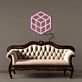 2x2 Puzzle Cube Outline LED Neon Sign