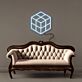 2x2 Puzzle Cube Outline LED Neon Sign