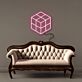 2x2 Puzzle Cube Outline LED Neon Sign