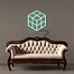 2x2 Puzzle Cube Outline LED Neon Sign
