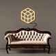 2x2 Puzzle Cube Outline LED Neon Sign
