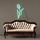 Single Tulip LED Neon Sign
