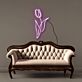 Single Tulip LED Neon Sign