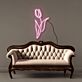 Single Tulip LED Neon Sign
