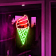 Waffle Cone Soft Serve LED Neon Sign
