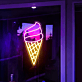 Waffle Cone Soft Serve LED Neon Sign