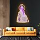 Crowned Hooded Skeleton LED Neon Acrylic Artwork