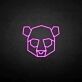 Geometric Bear Head LED Neon Sign