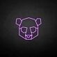 Geometric Bear Head LED Neon Sign