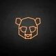 Geometric Bear Head LED Neon Sign