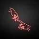 Reaching Hands LED Neon Sign