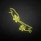 Reaching Hands LED Neon Sign