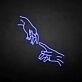 Reaching Hands LED Neon Sign