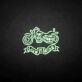 Live 2 Ride Motorcycle LED Neon Sign