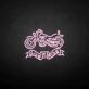Live 2 Ride Motorcycle LED Neon Sign