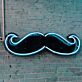 Uncle Beard Black Backboard LED Neon Sign