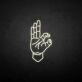 OK gesture LED Neon Sign