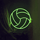 Volleyball Outline LED Neon Sign