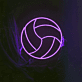 Volleyball Outline LED Neon Sign