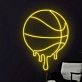 Dripping Basketball LED Neon Sign