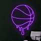 Dripping Basketball LED Neon Sign