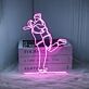 Lovers' Embrace Romantic Wedding Neon Sign