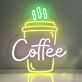 Custom To-Go Coffee Cup LED Neon Sign