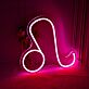 Leo Zodiac LED Neon Sign