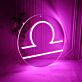 Libra Zodiac LED Neon Sign