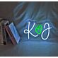 Personalized Couples Initials Heart LED Neon Sign