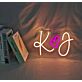 Personalized Couples Initials Heart LED Neon Sign