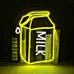 Milk Carton LED Neon Sign