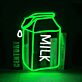 Milk Carton LED Neon Sign