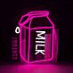 Milk Carton LED Neon Sign