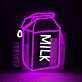 Milk Carton LED Neon Sign