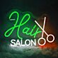 Hair Salon Scissors LED Neon Sign