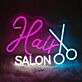Hair Salon Scissors LED Neon Sign