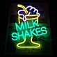 Milk Shakes Cup LED Neon Sign