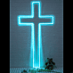 Church Christian Catholic Cross Neon Sign for Religious Decor