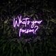 Whats Your Poison Neon Sign for Bars and Pubs