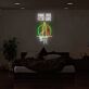Make Time For Wine Neon Sign for Wine Lovers and Relaxing Spaces