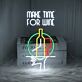Make Time For Wine Neon Sign for Wine Lovers and Relaxing Spaces