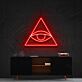 All Seeing Eye Triangle LED Neon Sign