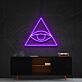 All Seeing Eye Triangle LED Neon Sign