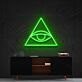 All Seeing Eye Triangle LED Neon Sign