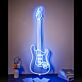 Electric Bass Guitar LED Neon Sign
