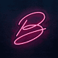 Letter B Neon Sign for Personalized and Fun Decor